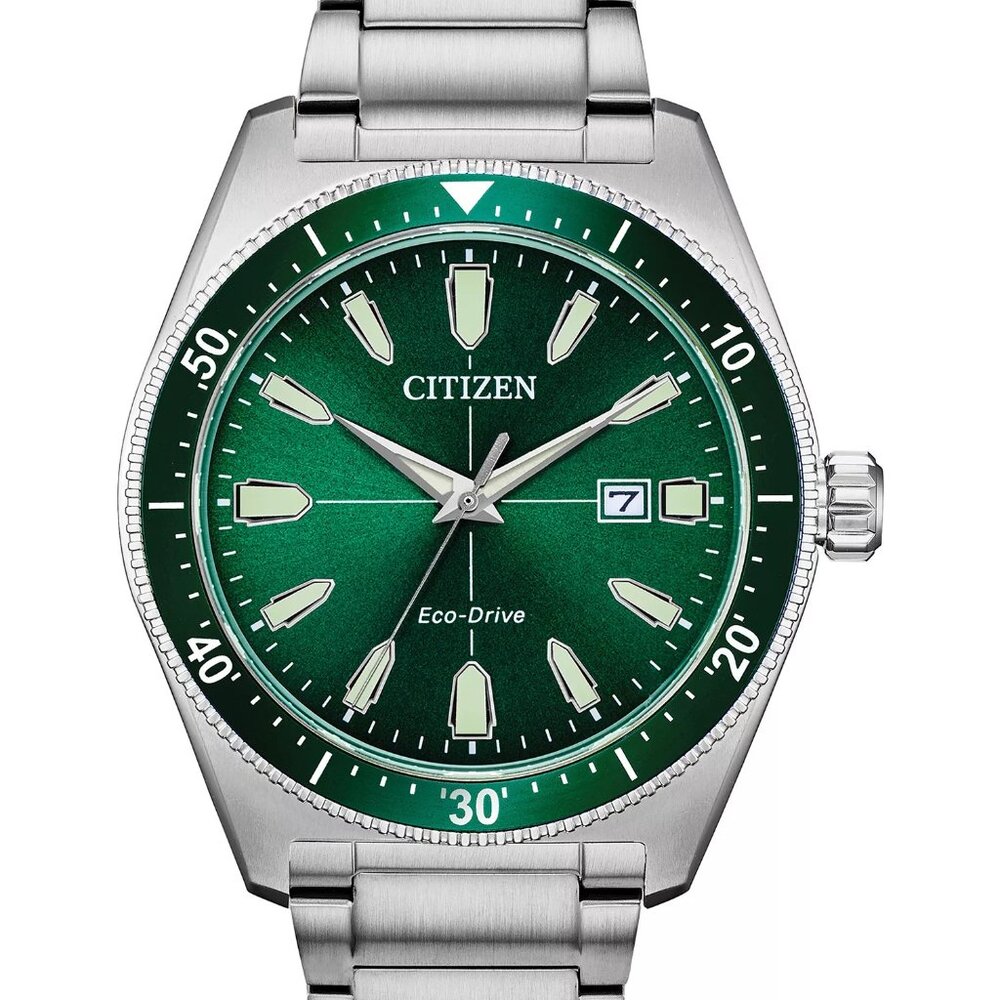 Citizen Eco-Drive Men's Brycen Stainless Steel Bracelet Watch 43mm